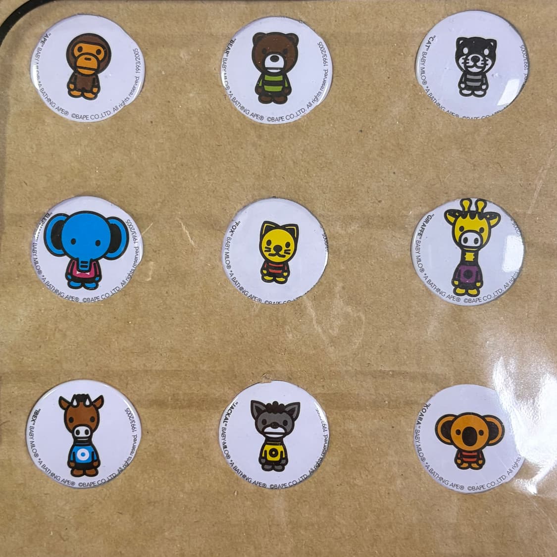 베이프 베이비 마일로 캔뱃지 상품이미지2