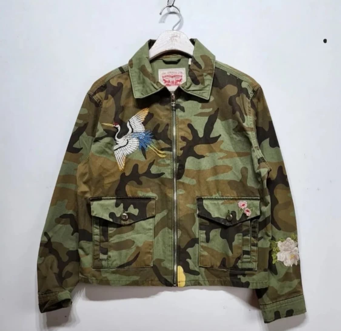 리바이스 카모 자수 점퍼 S 상품이미지1