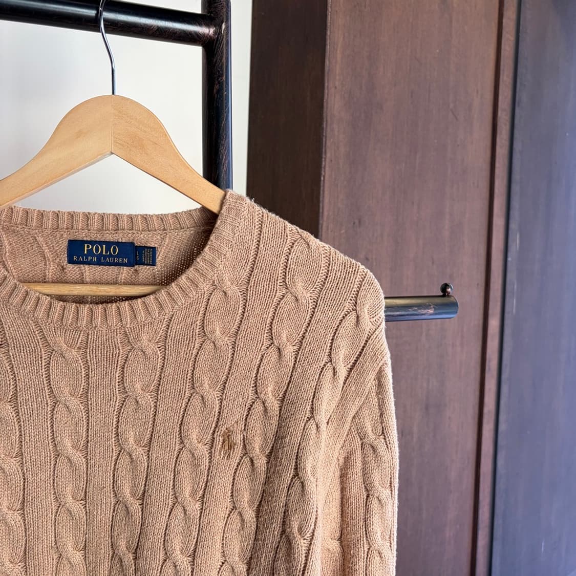 15208 - 폴로 랄프로렌 베이지 케이블 니트 상품이미지3
