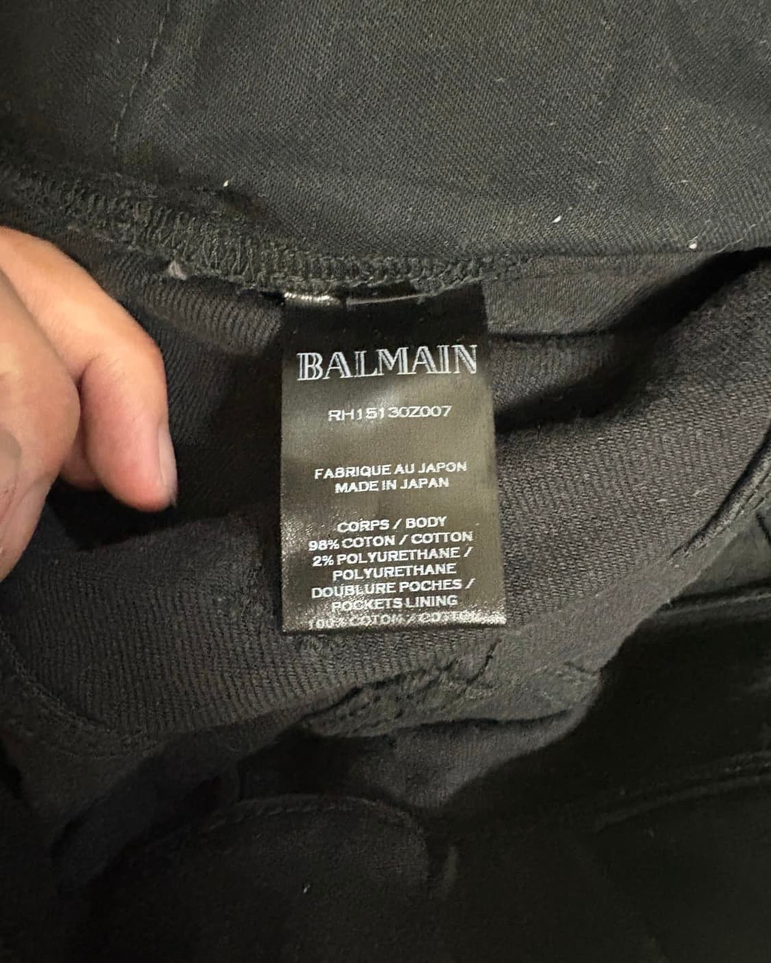 balmain 발망 코팅 바이커진 32 상품이미지3