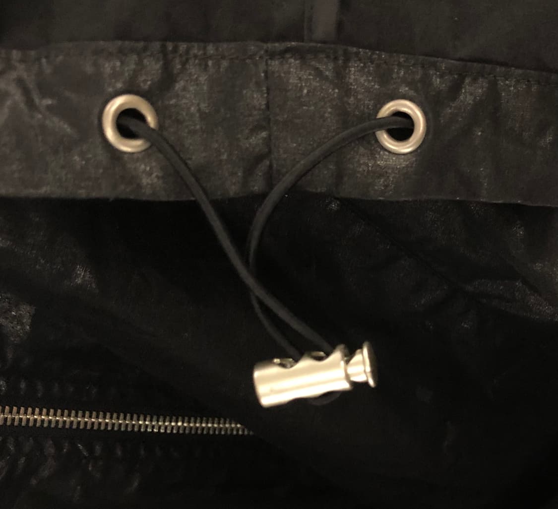 마뗑킴 코팅 바람막이 자켓 F 블랙 상품이미지3