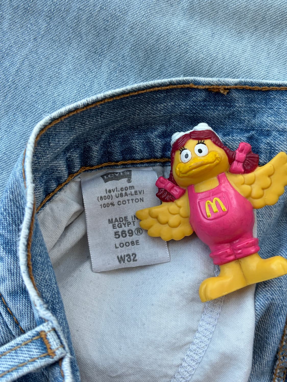 00 s Levis 빈티지 리바이스 569 데님 쇼츠 32 상품이미지5