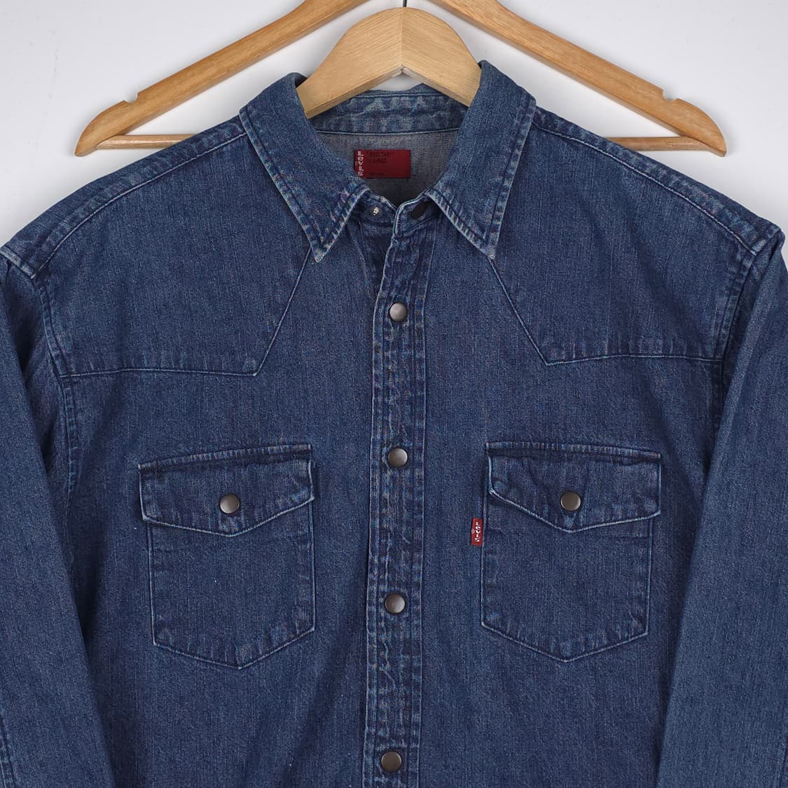 리바이스 레드탭 웨스턴 데님자켓 중청~진청 (L) 상품이미지3