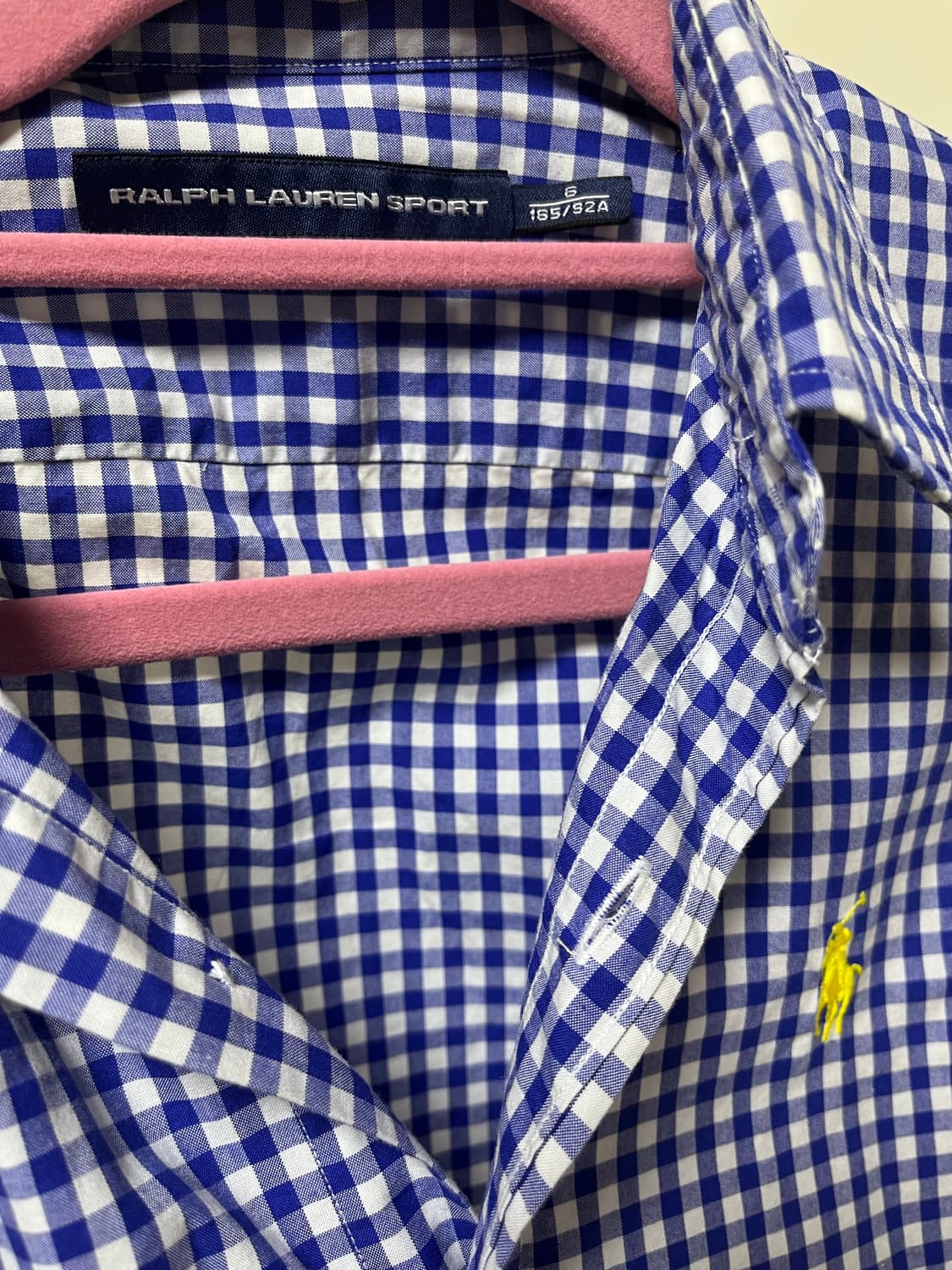 랄프로렌 스포츠 체크 셔츠 상품이미지3