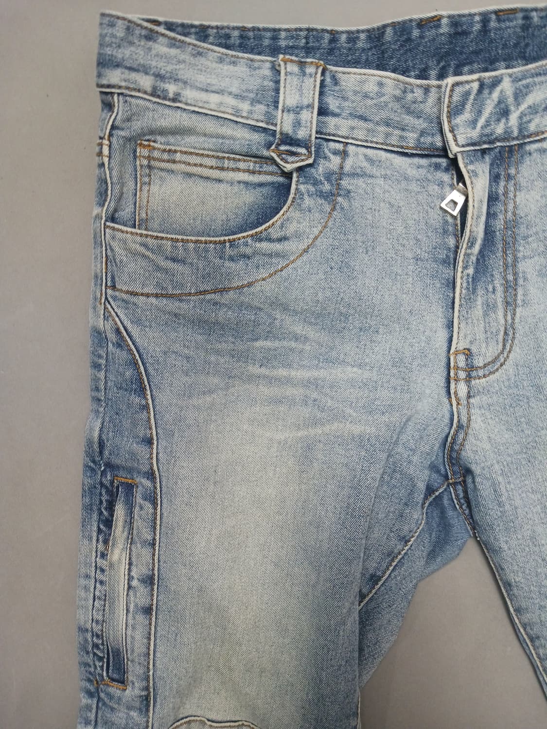 [32] 발망 사이드포켓 바이커진 청바지 상품이미지2