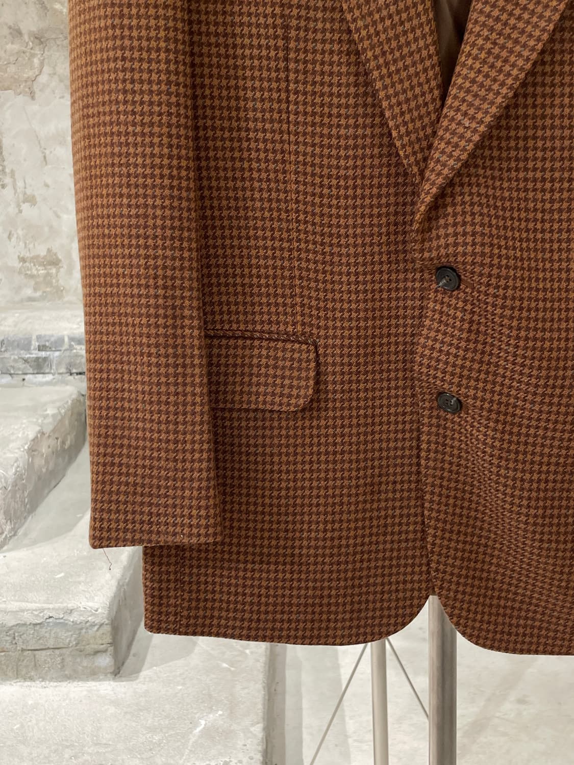 크리스찬 디올 무슈 오커 하운드 투스 체크 2B 울 블레이저 상품이미지4