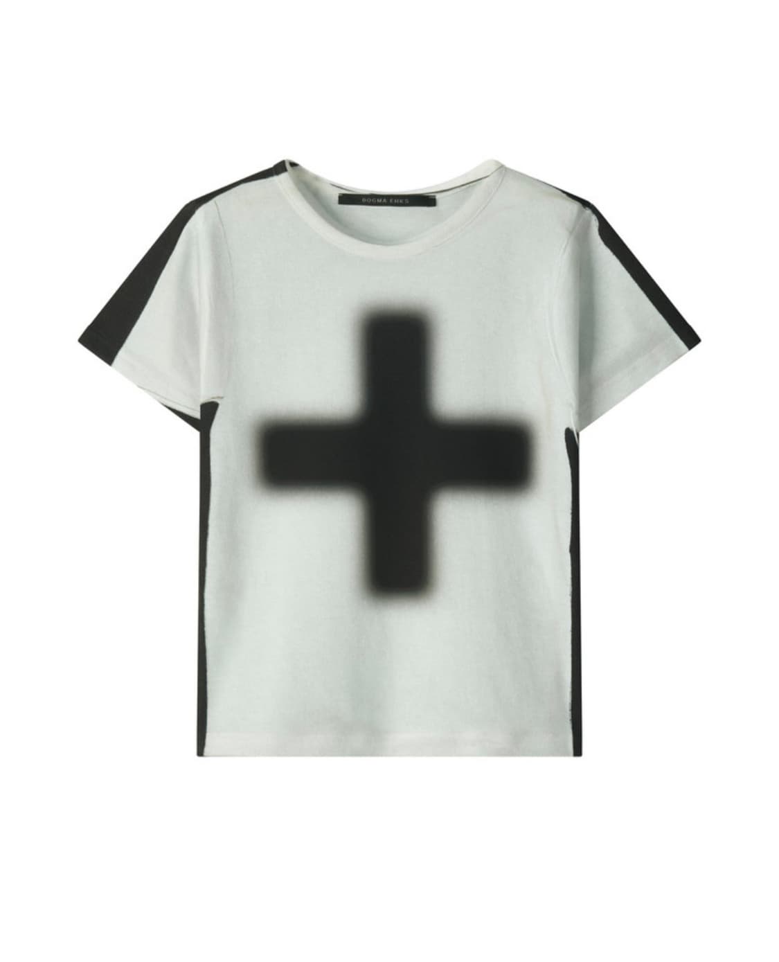 CROSS CROP SHORT SLEEVE LIGHT GREY 상품이미지1
