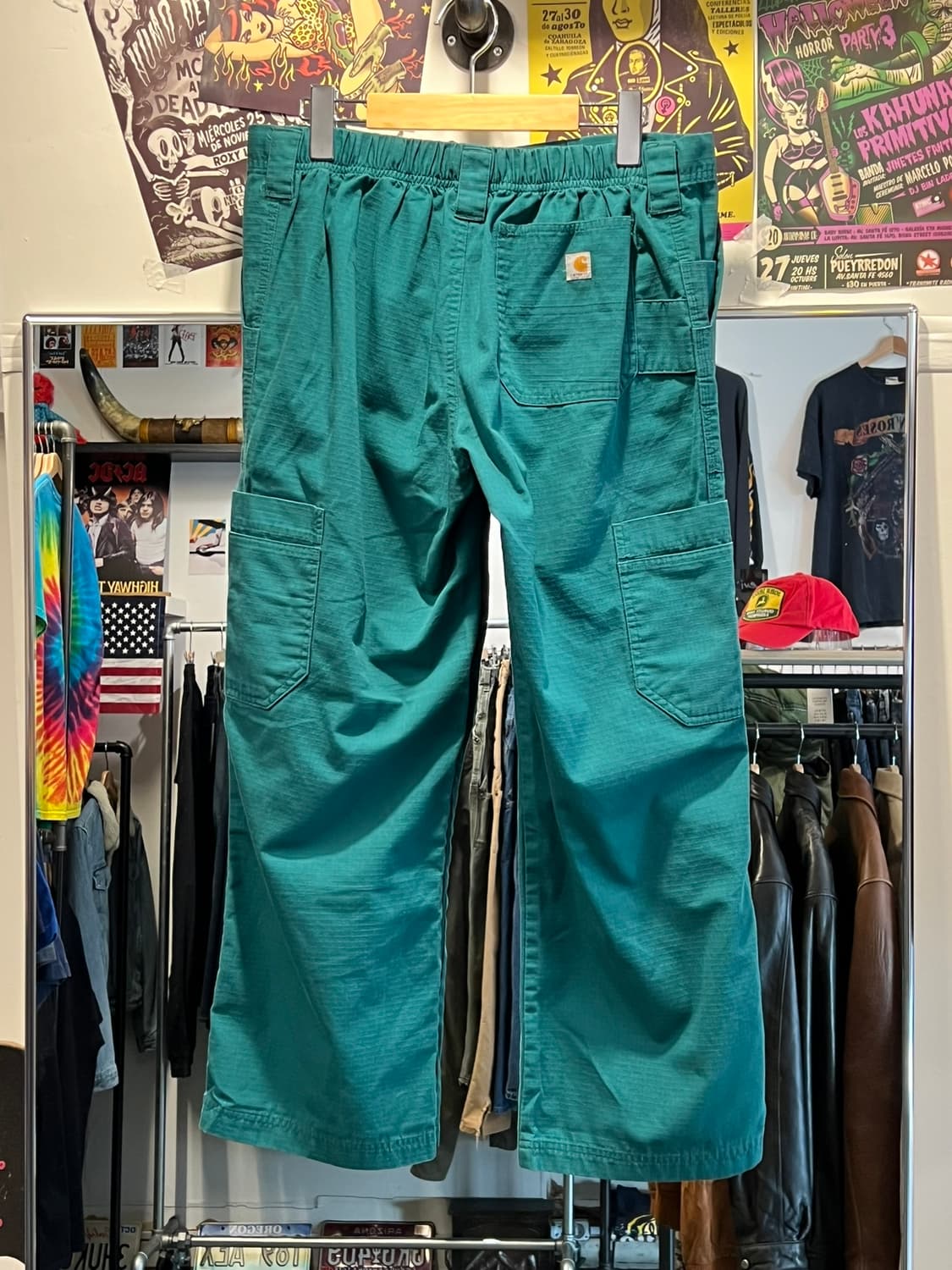 [32] 칼하트 메디컬 스크럽 팬츠 틸 그린 컬러 카고 워크팬츠 상품이미지7