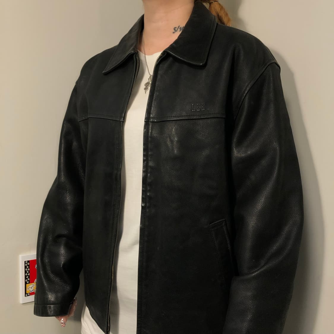 Lee 90’s 소가죽 자켓  상품이미지3