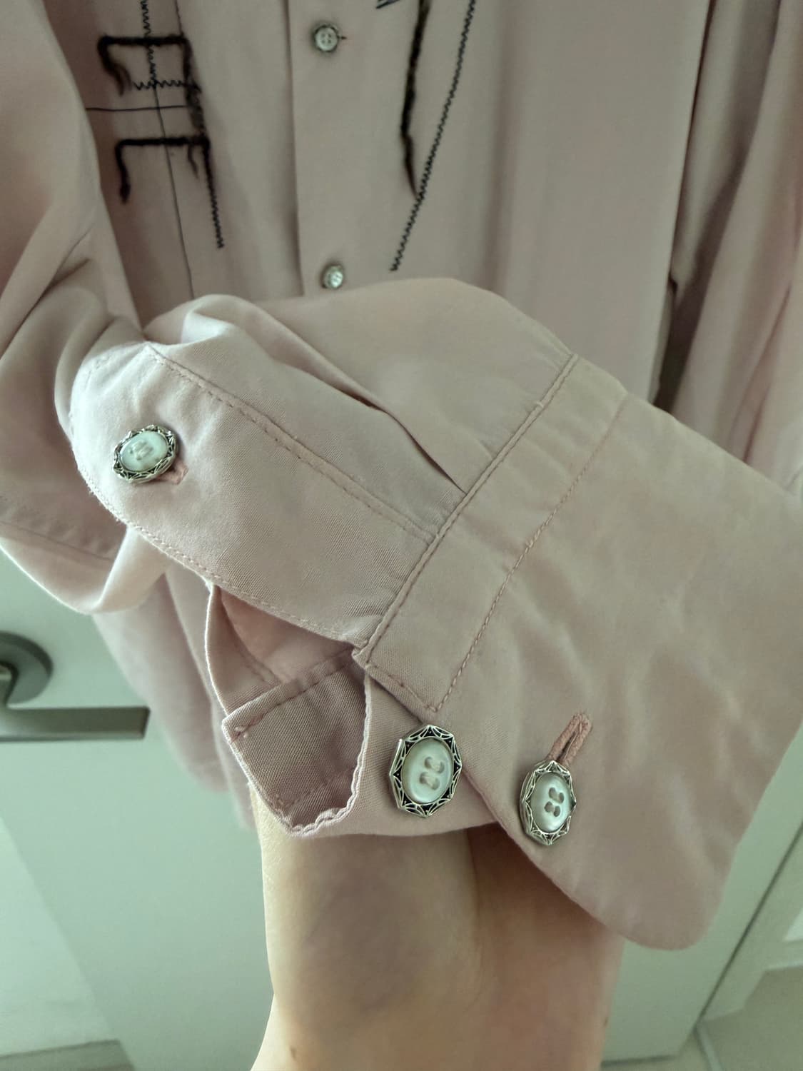 Matsuda 아카이브 핑크 셔츠 상품이미지4