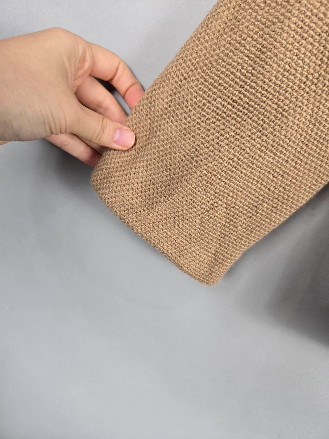 [무료배송]한섬 시스템 옴므 100 울100 숄 카라 니트 가디건 상품이미지4