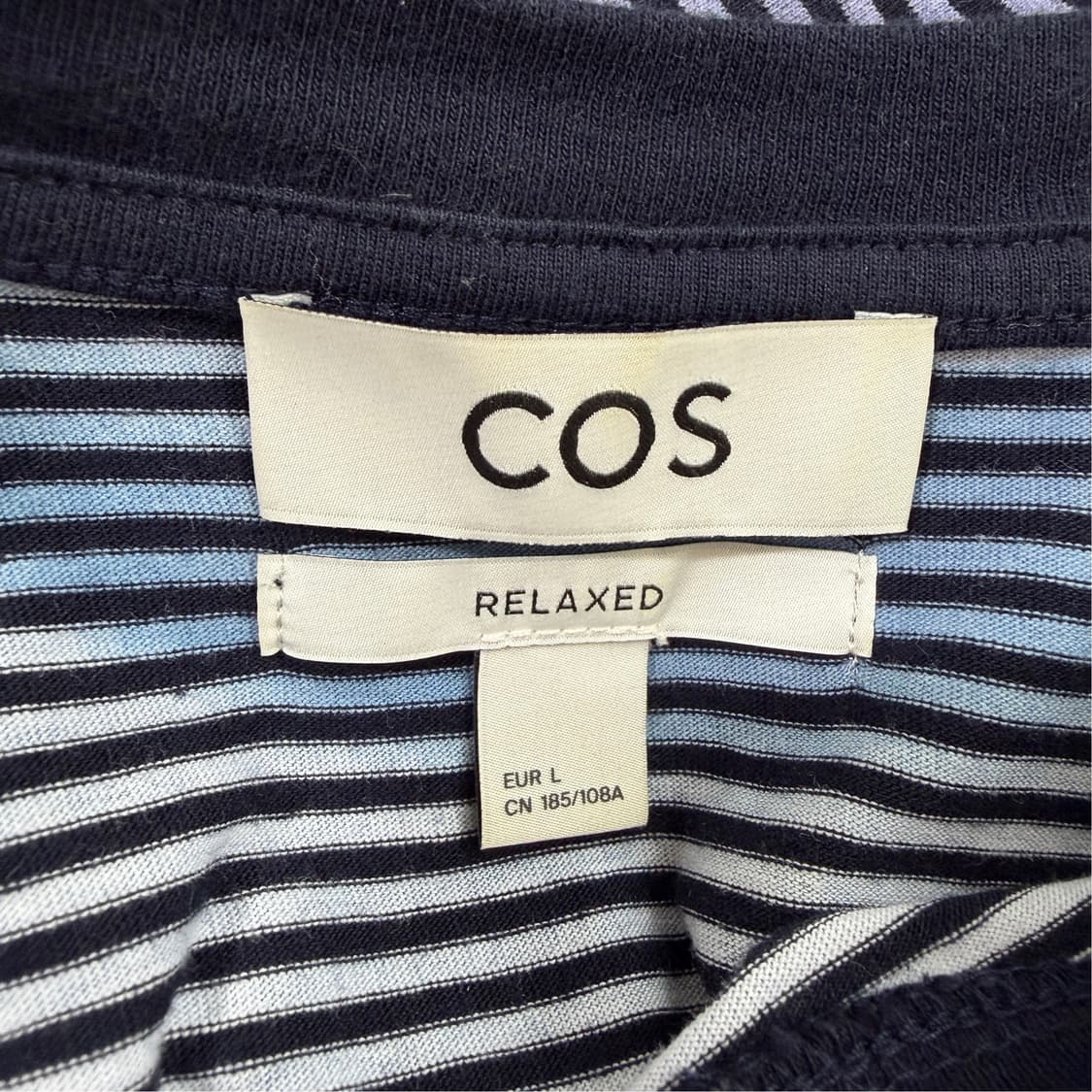 [L] COS 코스 스트라이프 티셔츠 상품이미지4