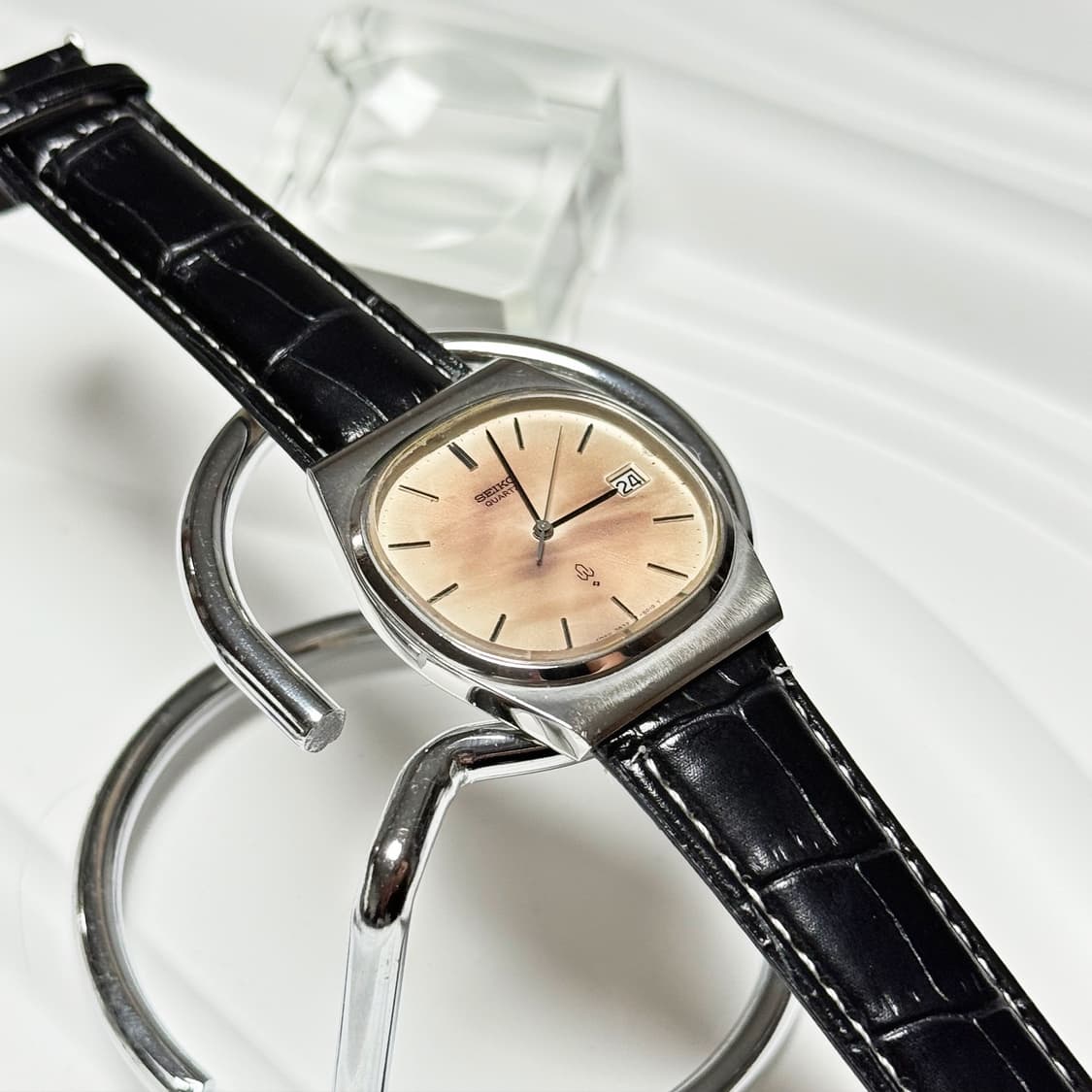80's90's 세이코 빈티지 쿼츠 드레스 데이트 시계 상품이미지2