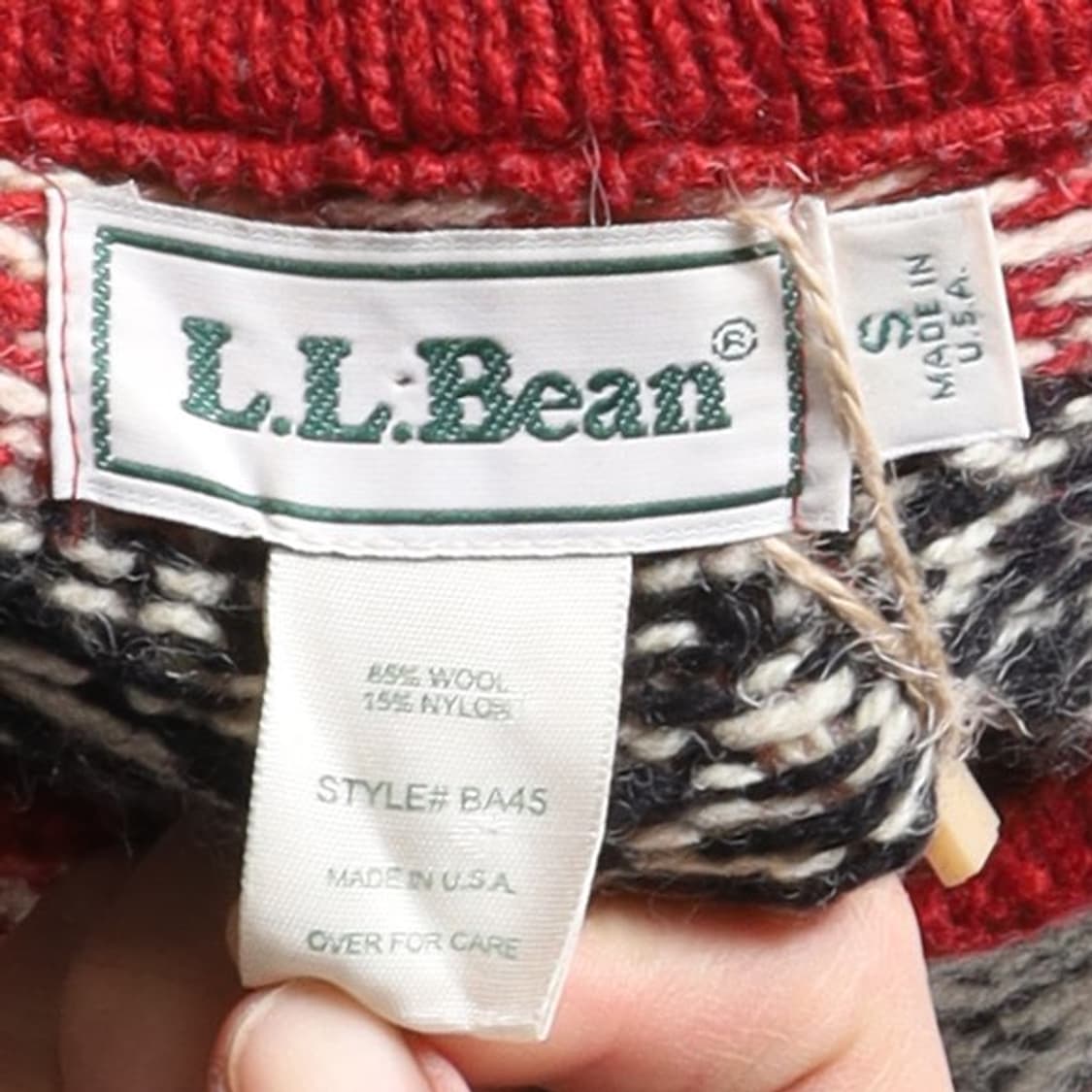 엘엘빈 L.L.Bean Nordic Pattern Quarter Knit 상품이미지7