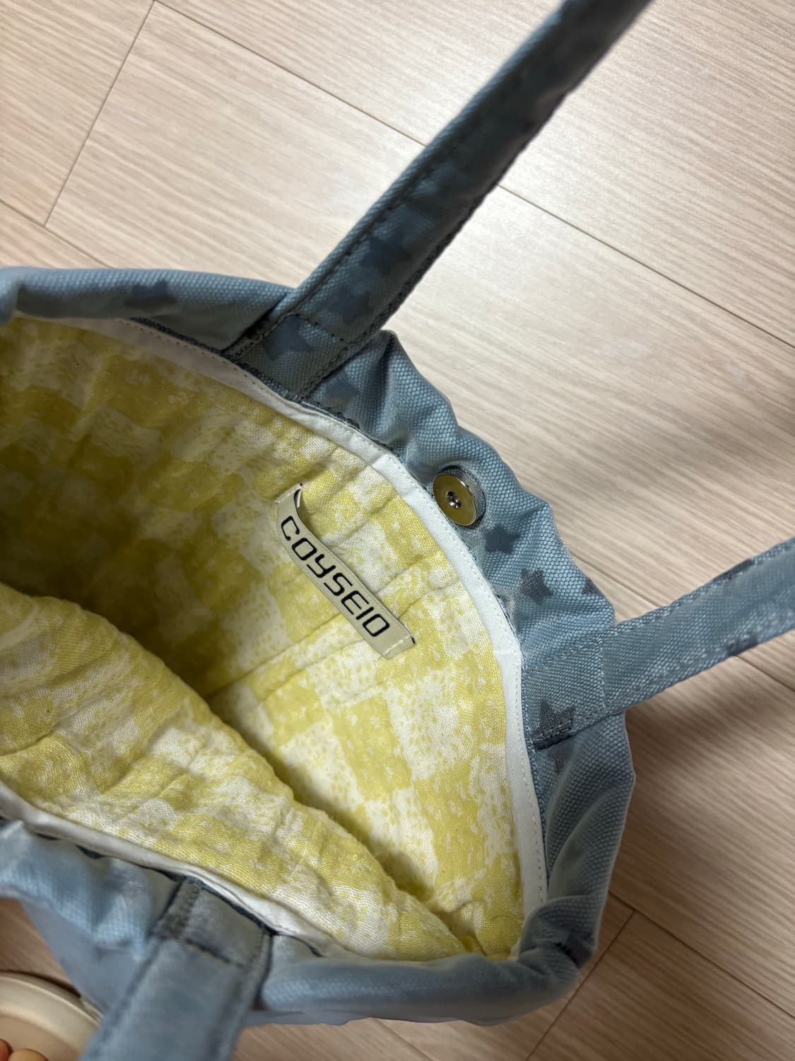 코이세이오 밀키 스타 토트백 스카이 블루 상품이미지3