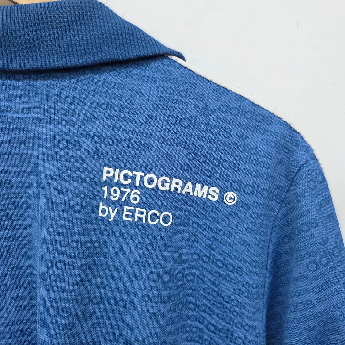 아디다스 져지 올드스쿨 파랑 트랙탑 남녀공용m 상품이미지8