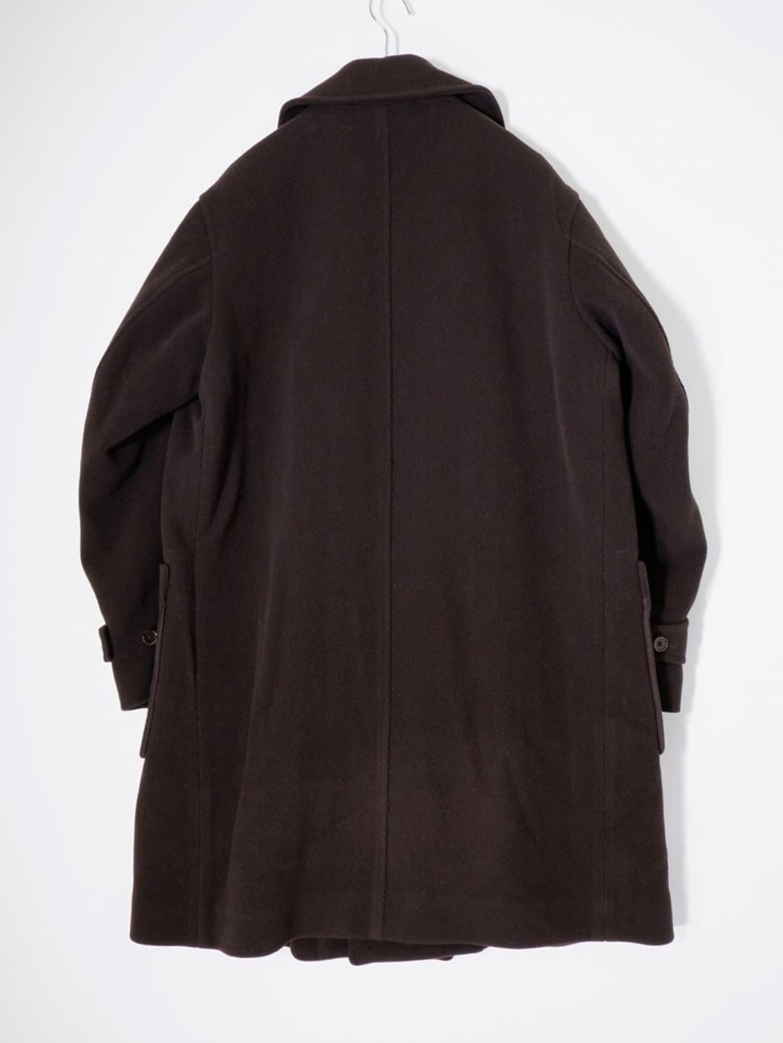 피그벨 멜톤 울 더블 브레스티드 코트 상품이미지2