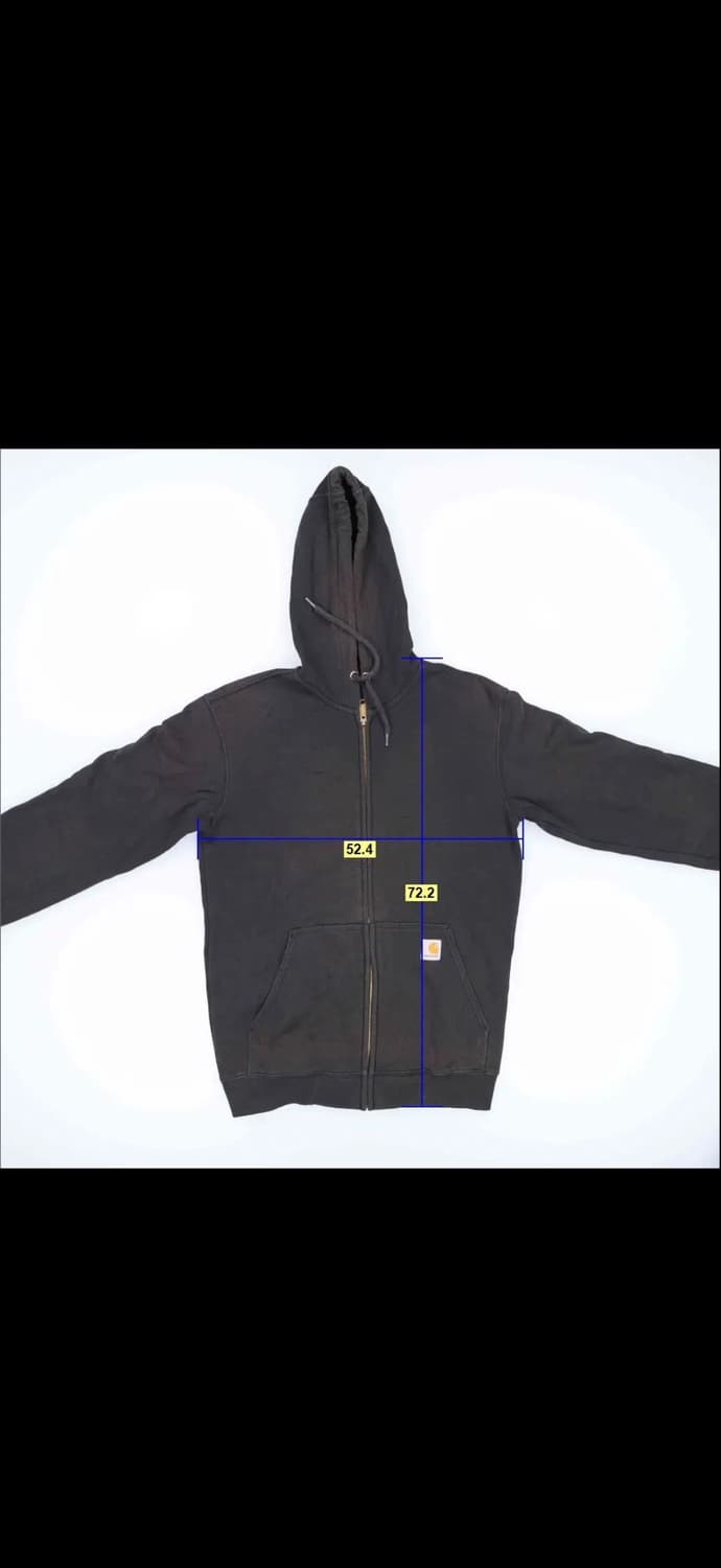 칼하트 오리지널핏 기모 후드집업 자켓 0105H1 상품이미지7