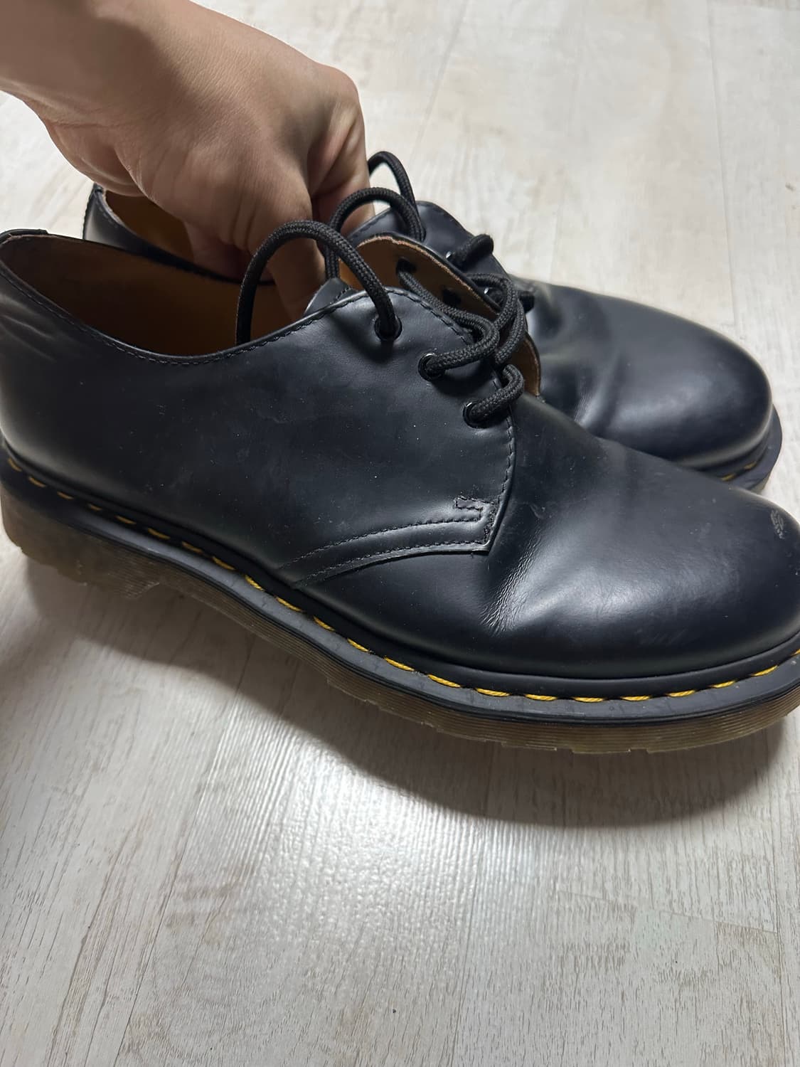 닥터마틴 1461 스무스 블랙 uk8 상품이미지2