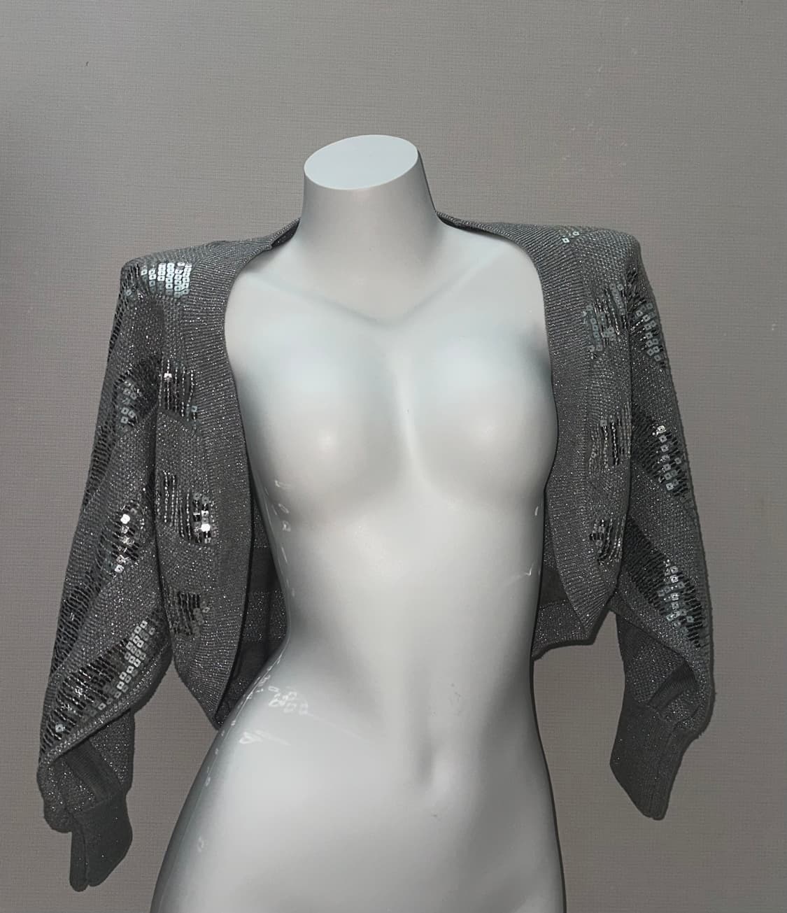y2k 빈티지 사이버틱 스팽글 볼레로 가디건 상품이미지3