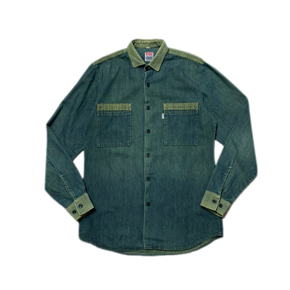 Levi’s white tab washing denim shirt  상품이미지1