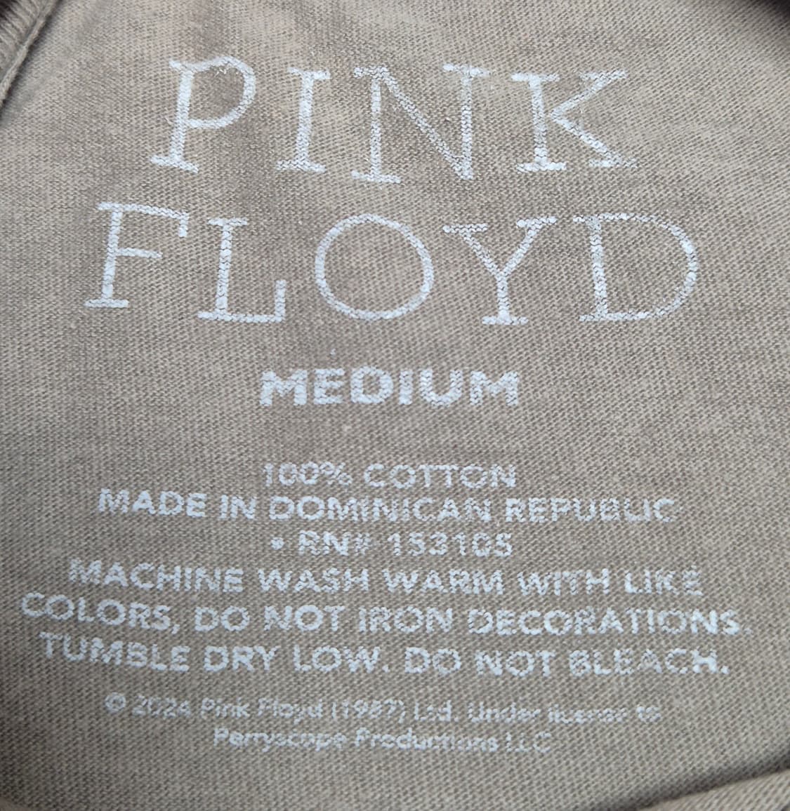 [M] 핑크플로이드 오피셜 티셔츠 -566 상품이미지3