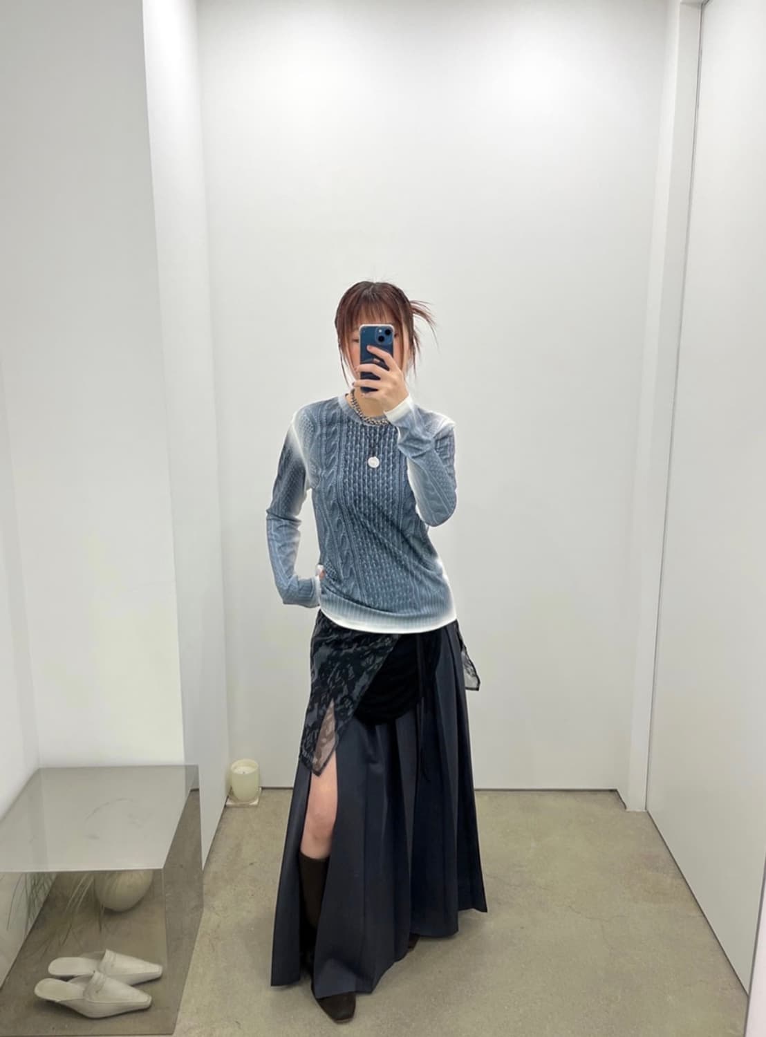 쓰리투에이티 랩스커트 ORGANZA MINI WRAP SKIRT 상품이미지7