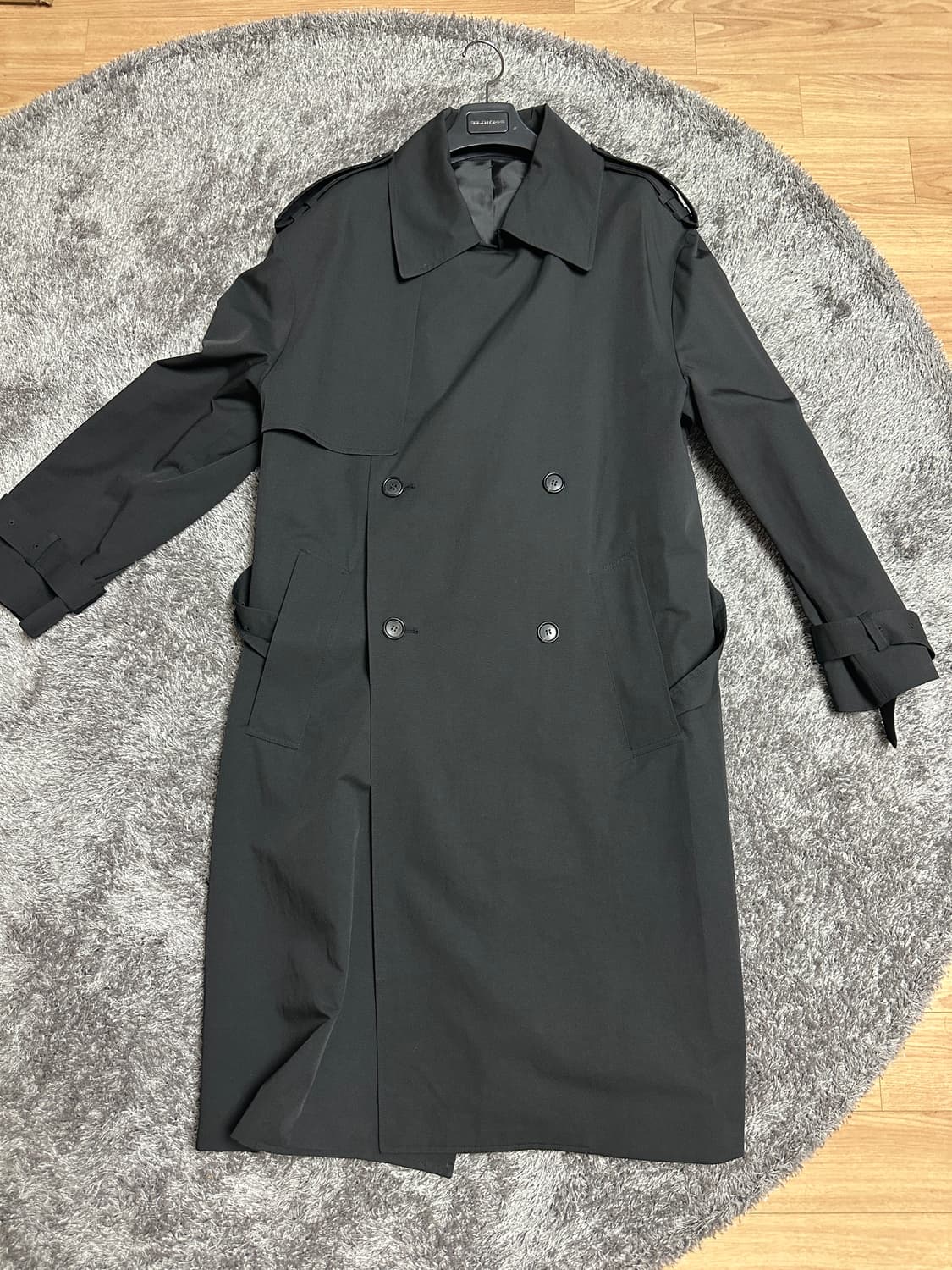 시스템옴므 트렌치코트 블랙 95 사이즈 상품이미지1