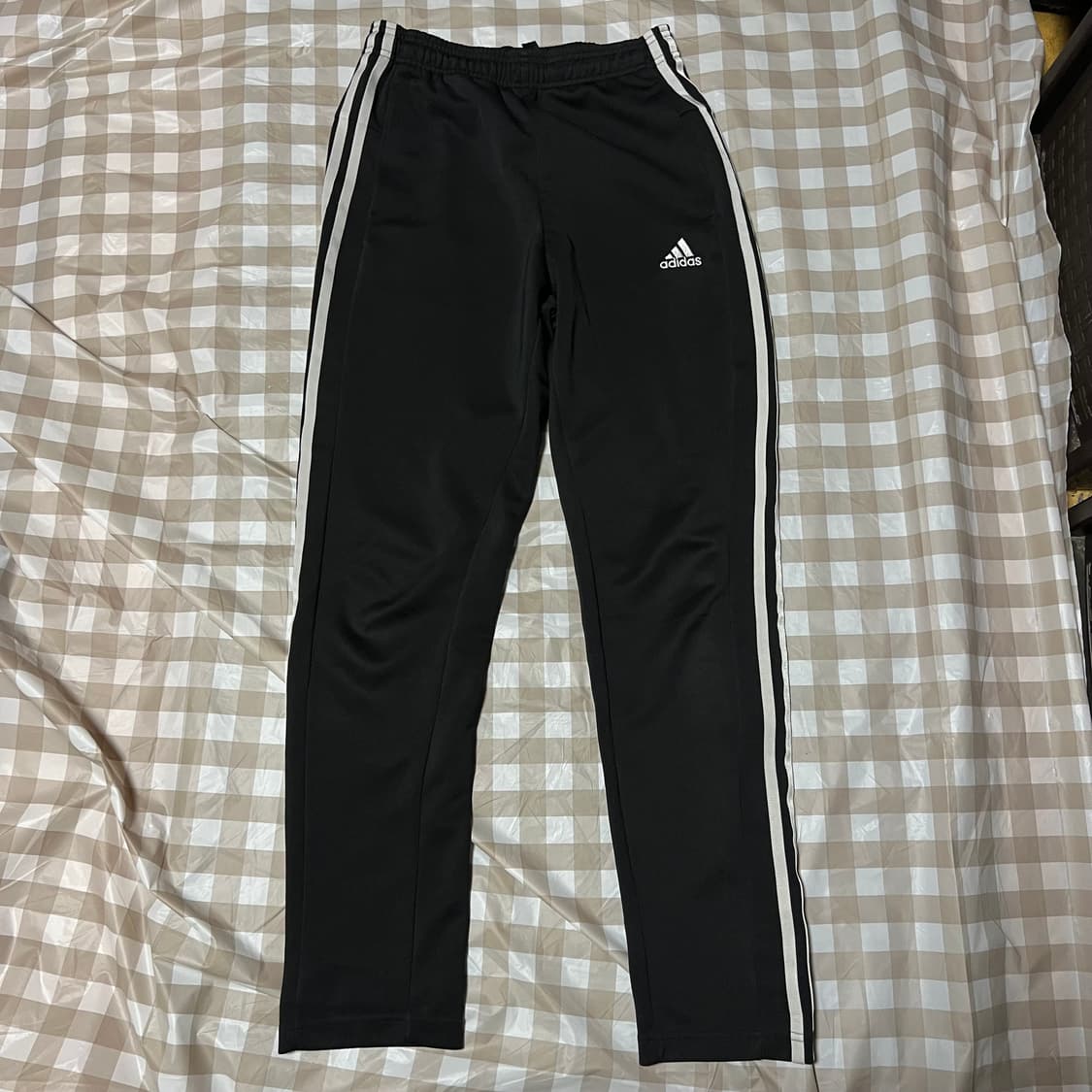 아디다스 트레이닝 팬츠 블랙 S 삼선 트랙 팬츠 블랙 검정 상품이미지1
