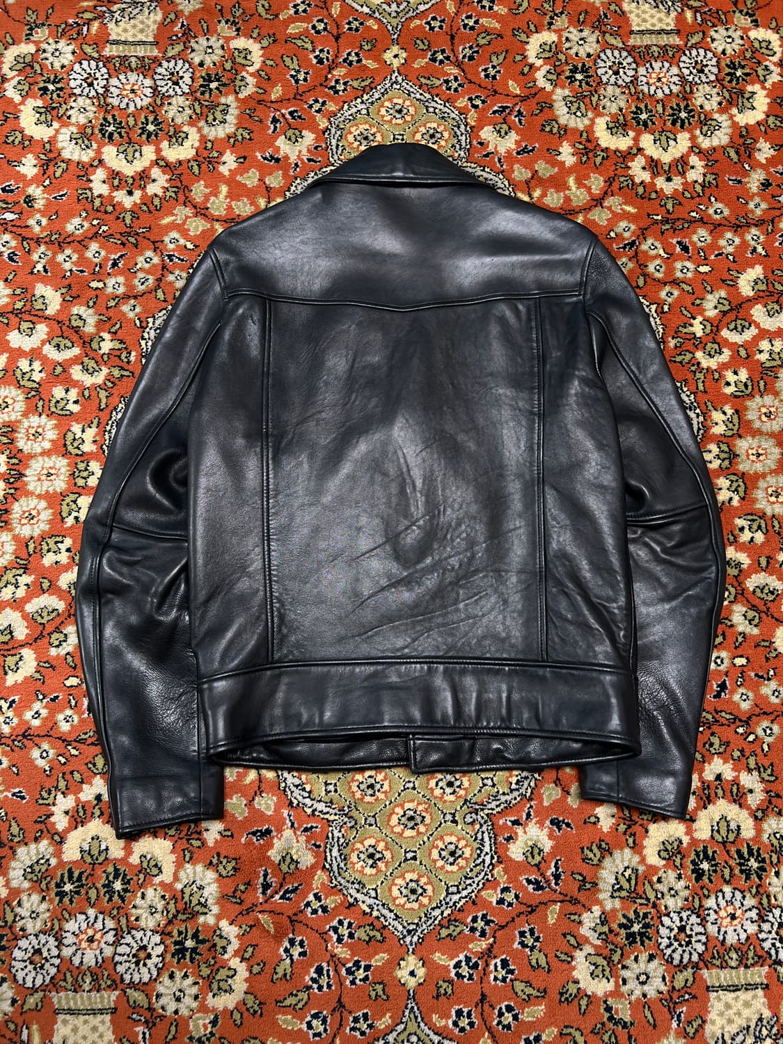 [M] 비바스튜디오 램스킨 테리 라이더 더블 라이더자켓 상품이미지2