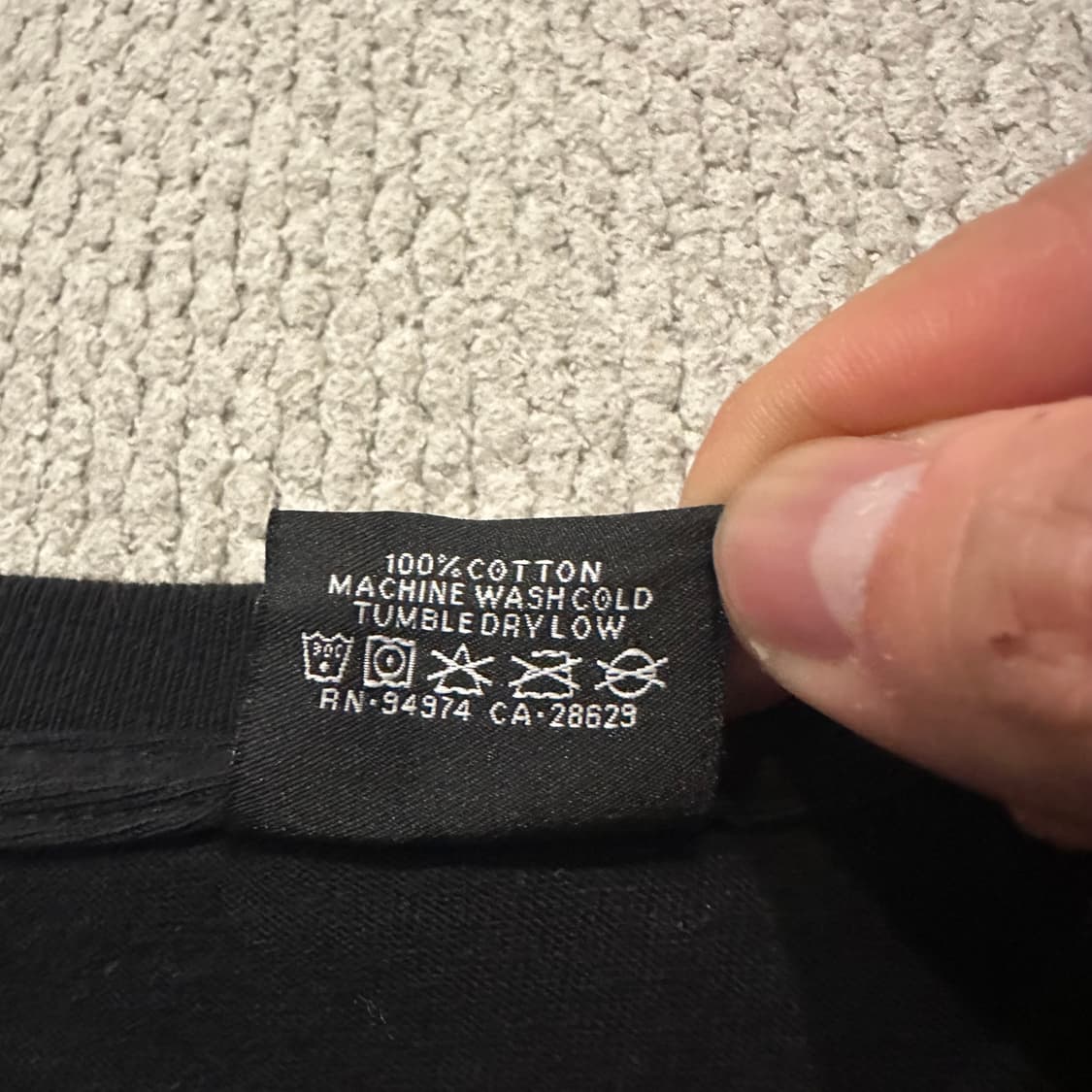 스투시 택시 캡 그래픽 티셔츠 블랙 상품이미지6