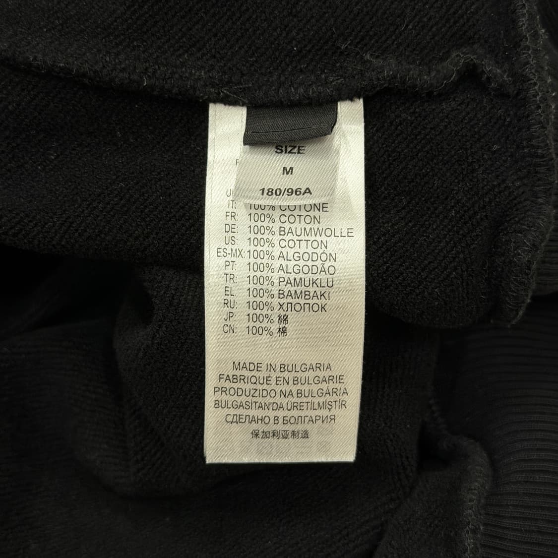 디젤 울프 스웻 후드티 블랙 M 상품이미지4