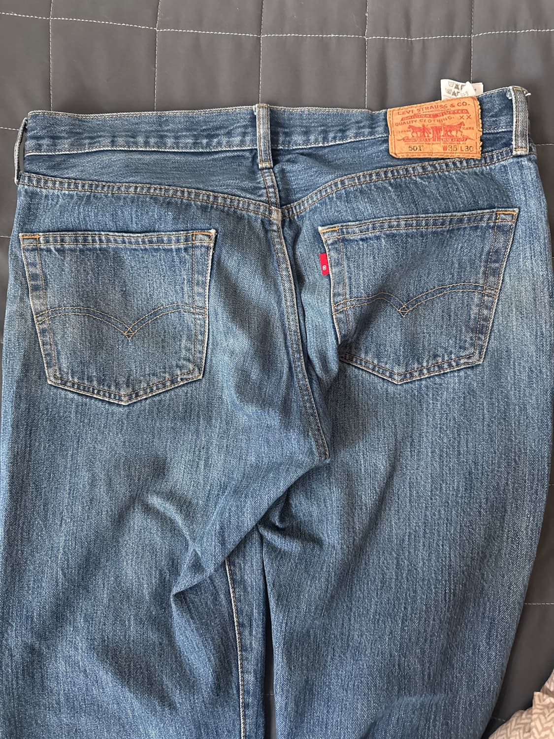 [상태최상] 리바이스 501 중청 (W35 L30) - 수선 없는 오리지 상품이미지3