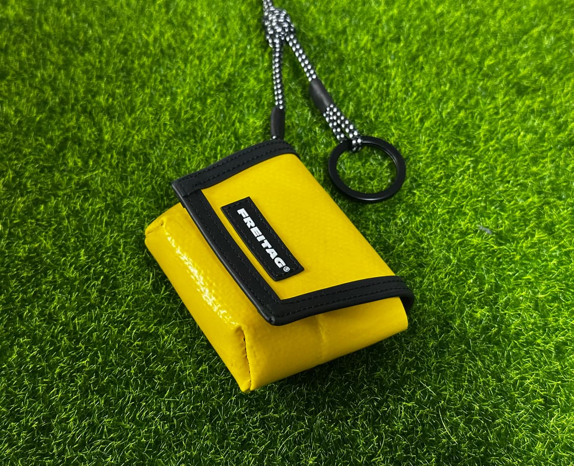 [새상품] 프라이탁 희귀 옐로우 미니 키링 #에어팟키링파우치 상품이미지3