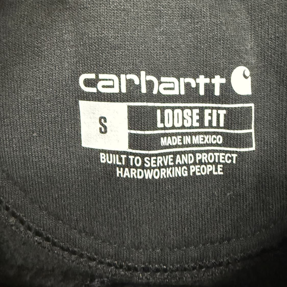 (S)칼하트 Carhartt 원포켓 맨투맨(블랙) 상품이미지2