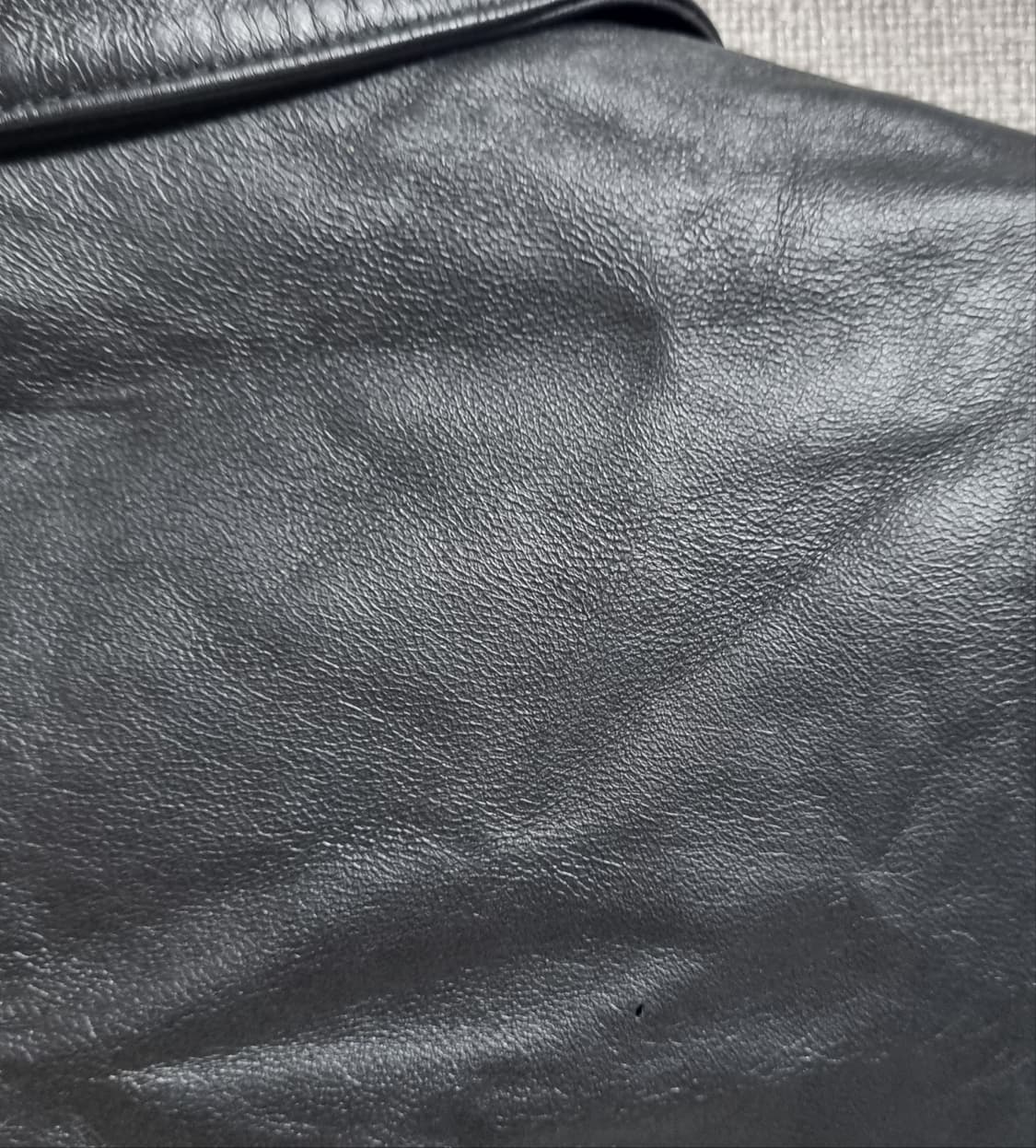 XXL (110) 블랙 양가죽100% 자켓 상품이미지5