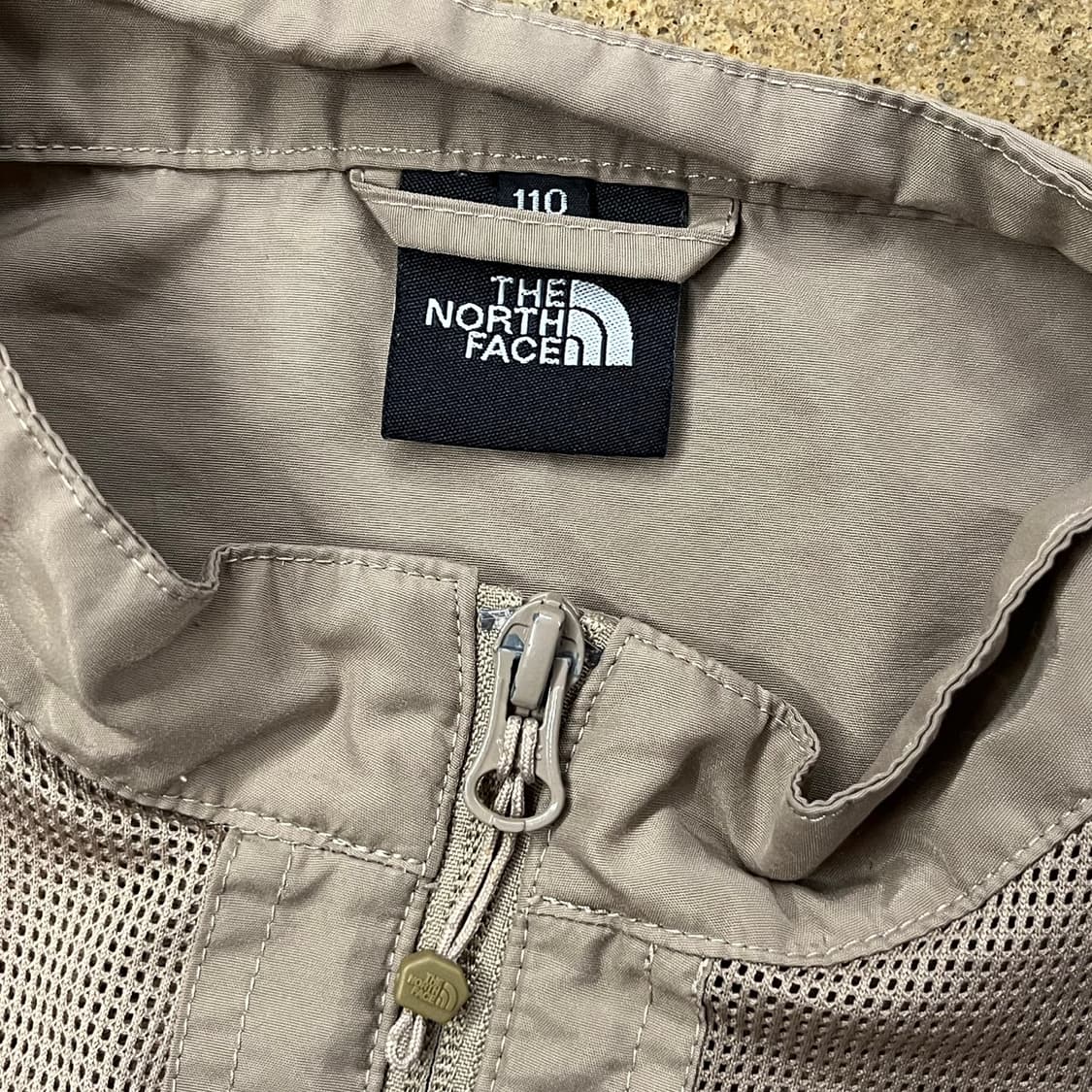 [정품/XXL] 노스페이스 바람막이 베스트 브라운 b17 상품이미지4