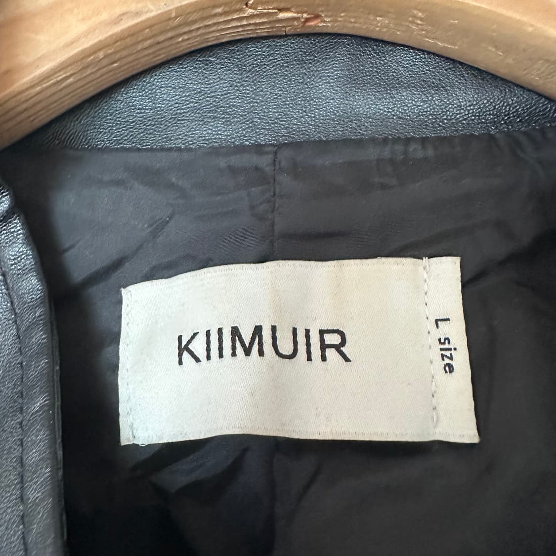 L 키뮤어 인조 가죽 자켓 상품이미지4