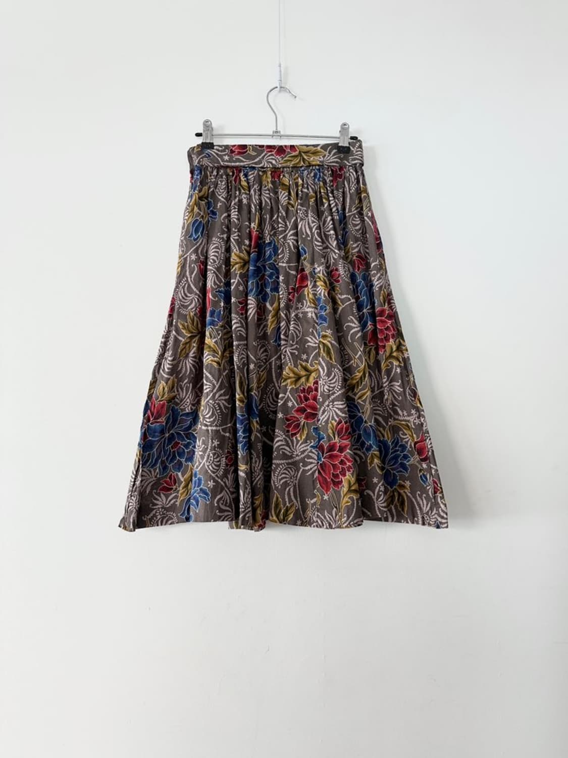 Color garden skirt / khaki grey 상품이미지4