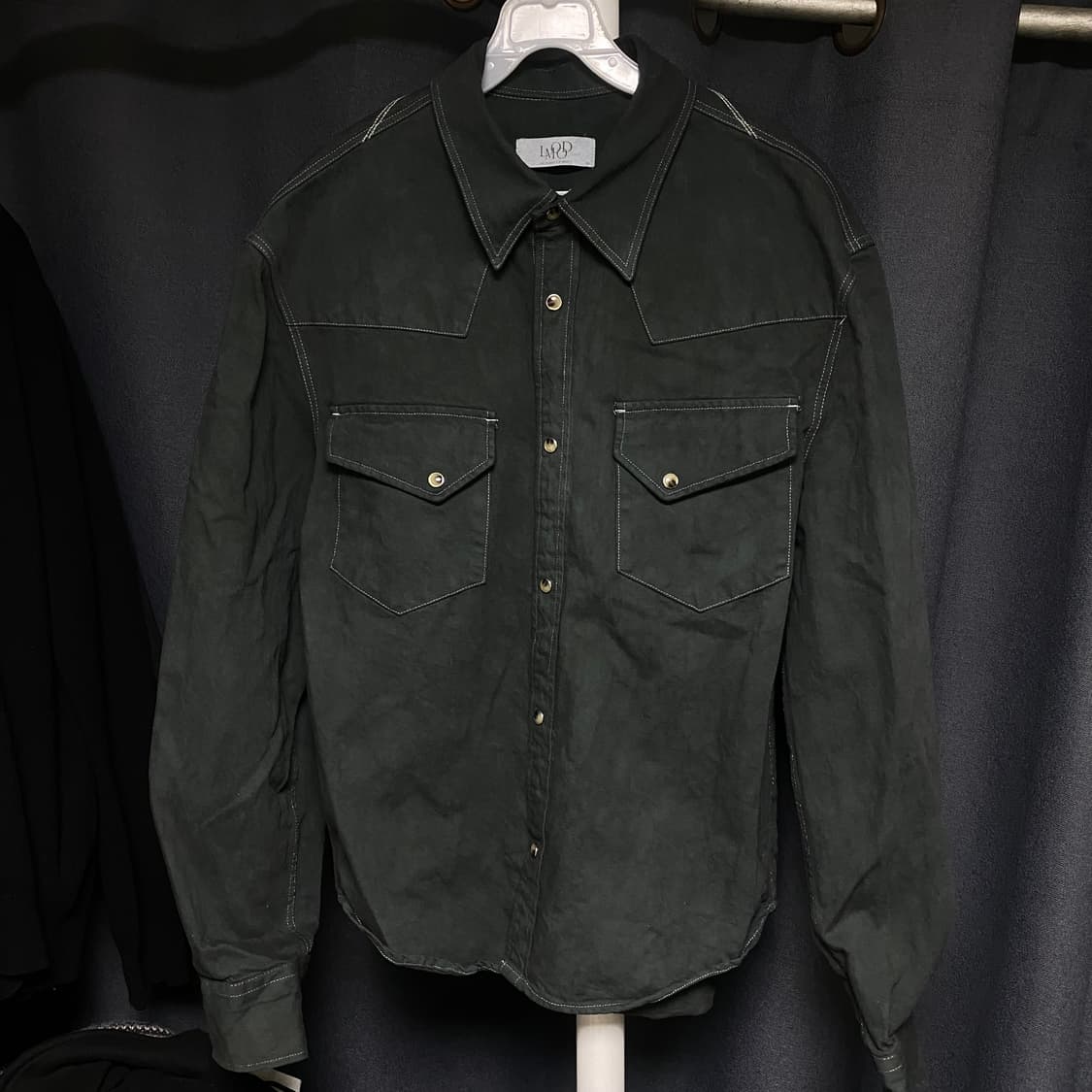 엘무드 배드가이 데님셔츠 44 상품이미지1