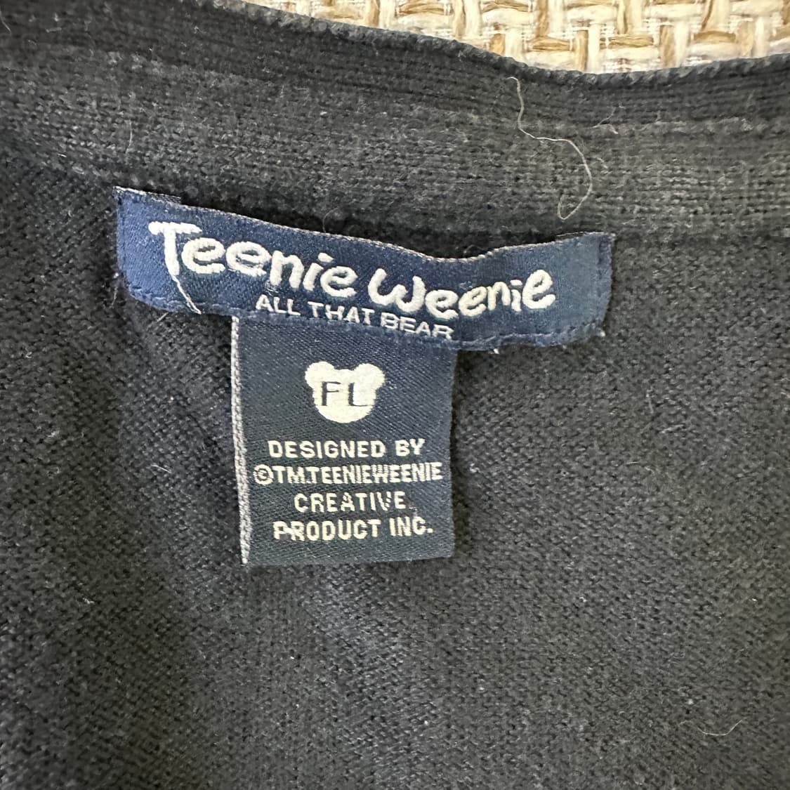 FL 티니위니 곰돌이 자수 가디건 0401D 상품이미지2