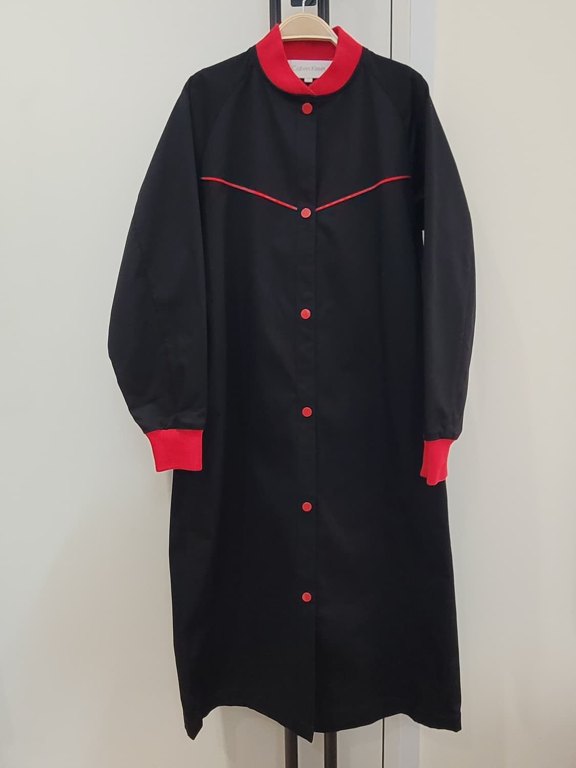 캘빈클라인 레드 포인트 블랙 롱자켓  여성용 44~55 상품이미지1
