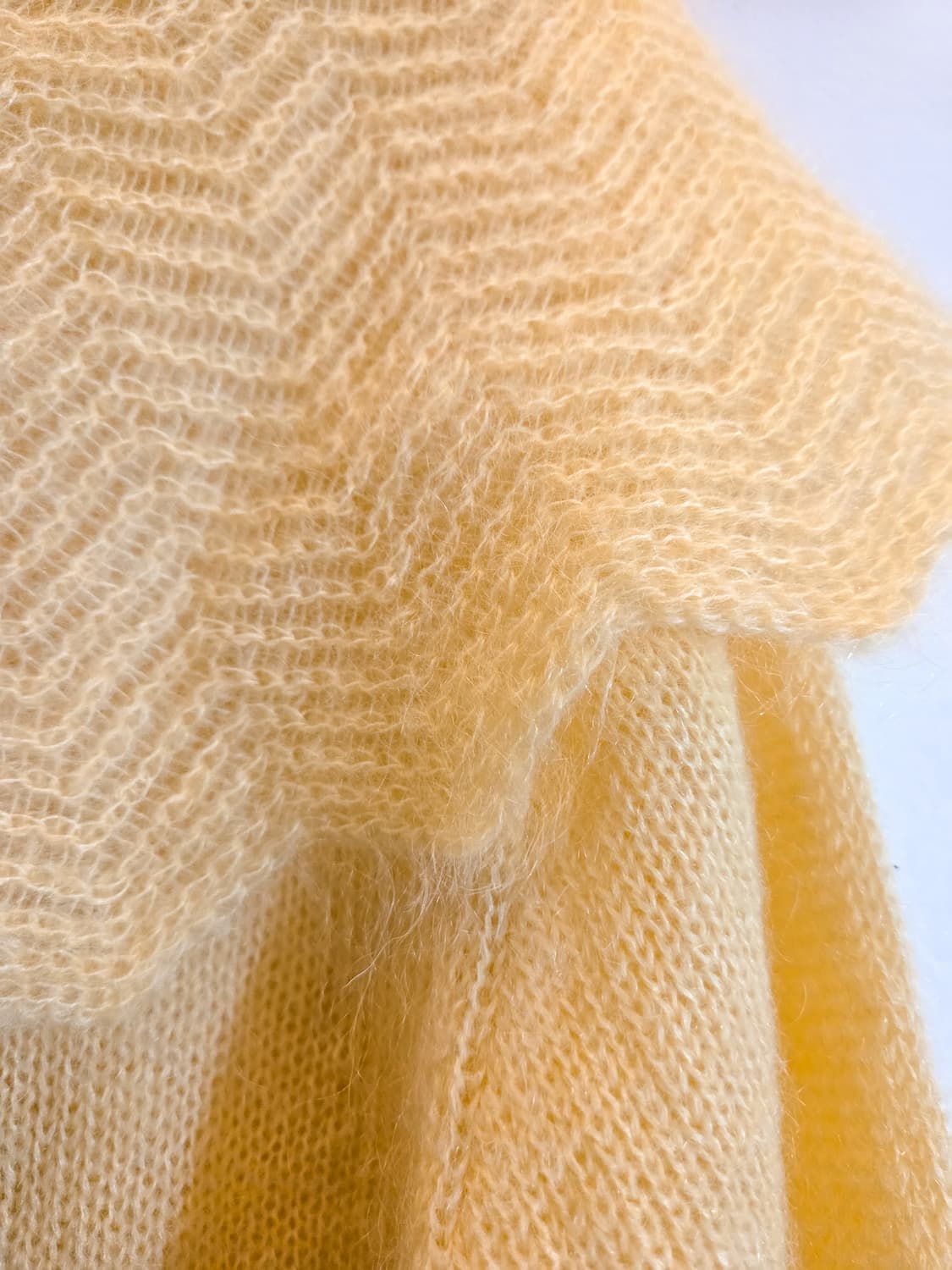 노랑 빅카라 가디건 상품이미지5