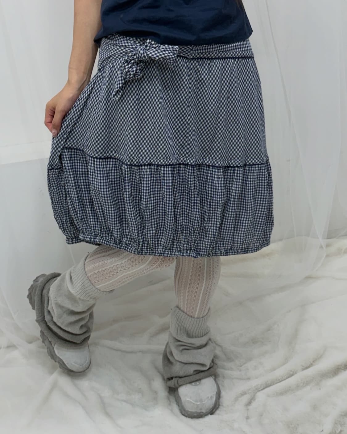 𖤐네이비 펌킨 데일리 모리 set𖤐  상품이미지3