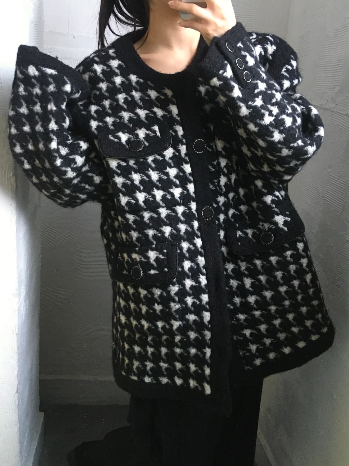 ADERERROR 아더에러 22FW 하운드투스패턴 트위드 자켓 상품이미지2