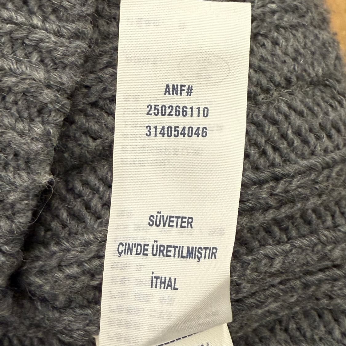 아베크롬비 그레이 니트 가디건 상품이미지6