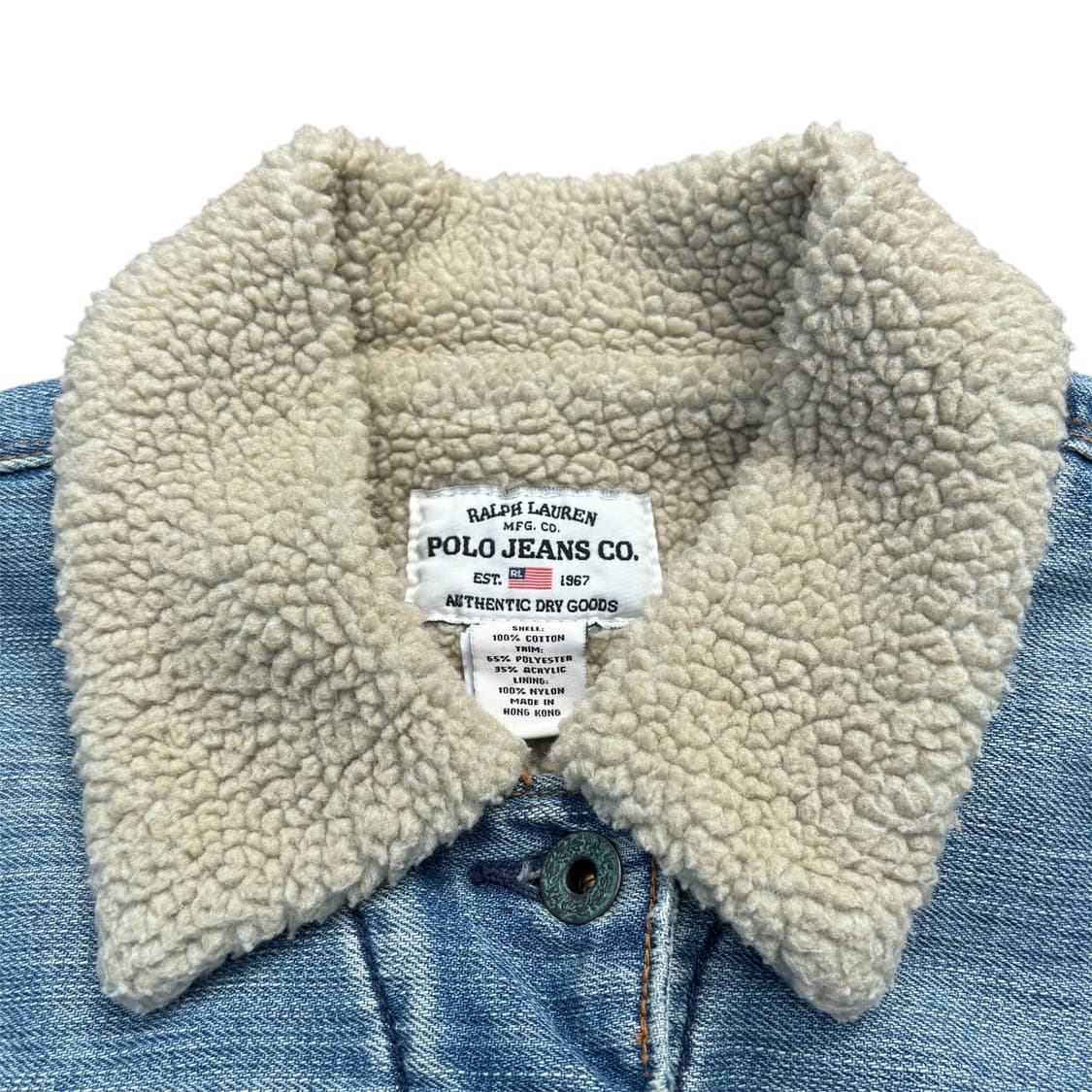 폴로 데님 쉐르파 자켓 M 상품이미지3