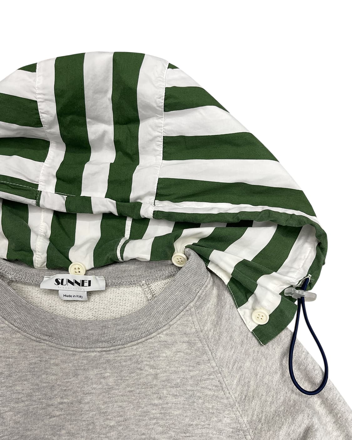 써네이 버튼 디테쳐블 후디 스웨트셔츠 상품이미지6