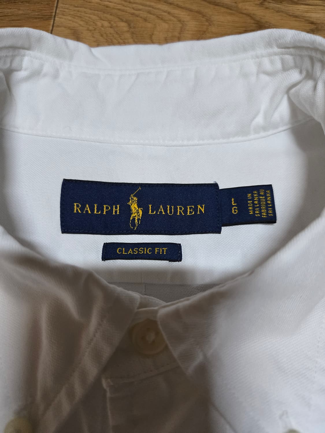 폴로 랄프로렌 클레식핏 베어 옥스포드 반팔셔츠 상품이미지6