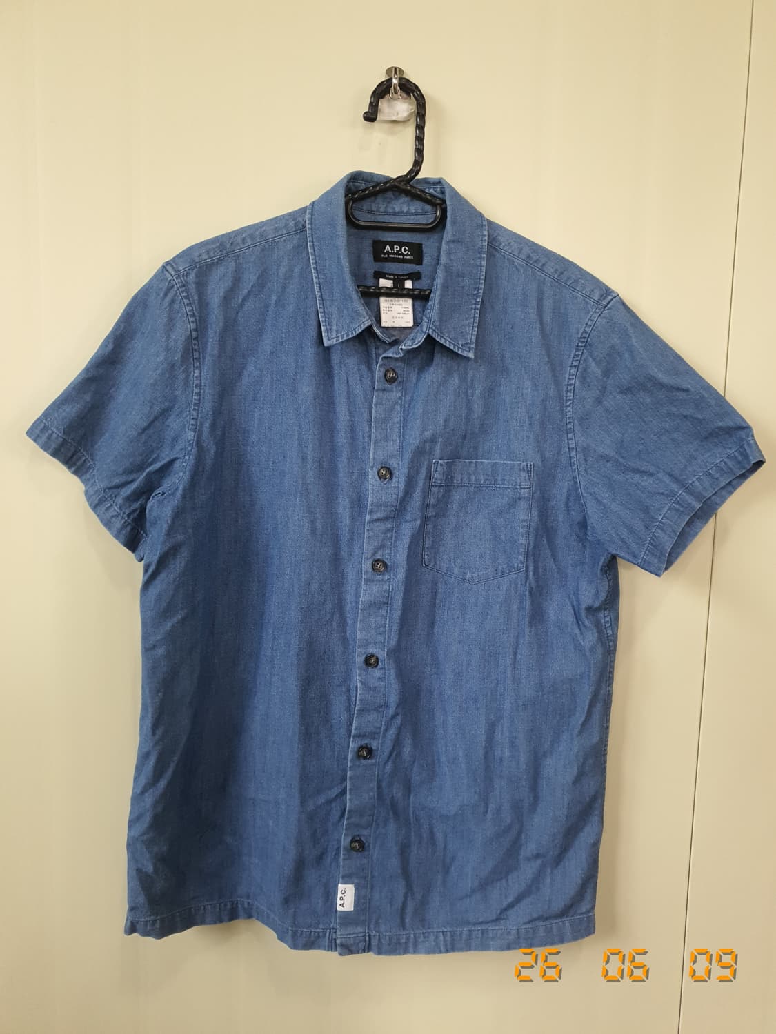 A.P.C. 데님 셔츠 블루 L 상품이미지1